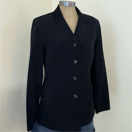 Women's Casual Corner Classic Black Blazer Size 6 - NWT (But Vintage)