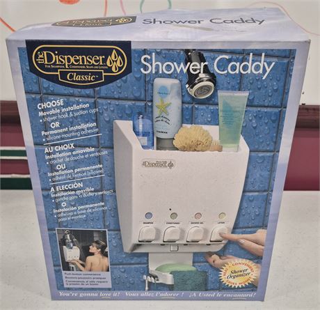 The Dispenser Shower Caddy