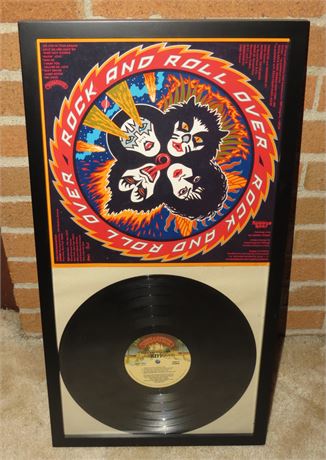 Kiss "Rock & Roll Over" Framed Album