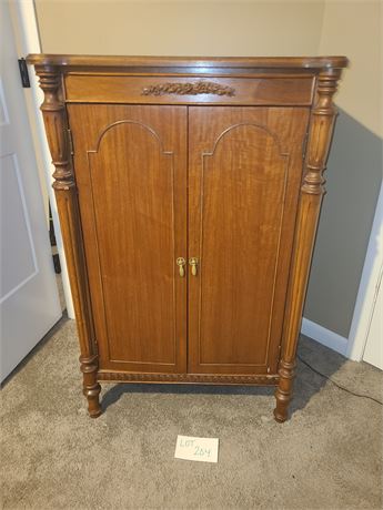 Vintage 2 Door Wood Cabinet