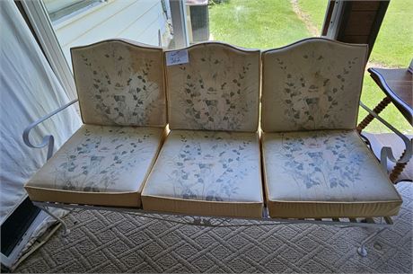 Vintage Metal Outdoor Couch