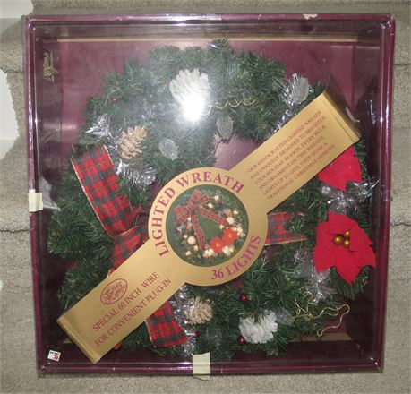 Lighted Wreath