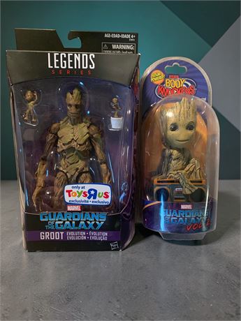 Guardians of the Galaxy Marvel Legends Series Groot Evolution 3-Pack