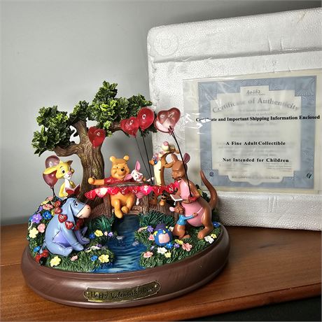 "Happy Valentines Day"~Winnie the Pooh, Hundred Acre Holidays w/COA