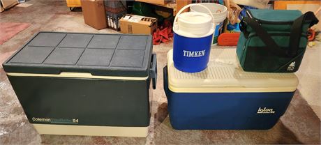 Assortment of Coolers