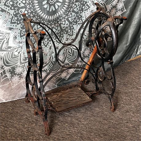 Antique Treadle Machine Bass