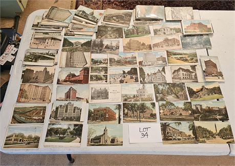 Mixed Early 1900's Travel Post Cards