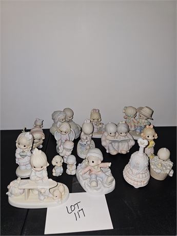 Large Lot of Mixed Precious Moments Figurines