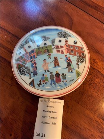 Villeroy & Boch Porcelain Christmas Candy Box/Dish Designed By by Gérard Laplau