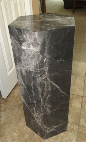 Plastic "Marble Look" Plant Stand