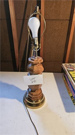 Wood Table Lamp