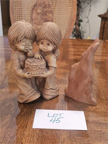 Bill Mack "Fannykins" Happy Birthday 1977 Solar Statuary Resin Figurine & More