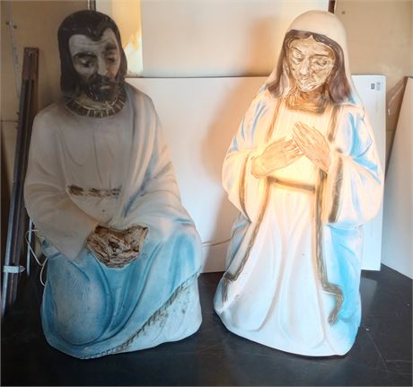 Joseph And Mary Blow Molds