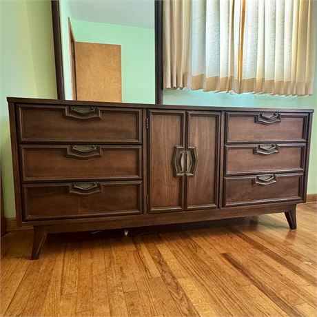 Mid-Century Modern Dresser - 66"L x 30.5"T x 18"