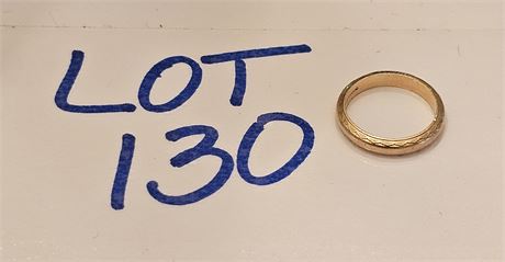 14K Childs Size 2 Gold Band 1.2 DWT