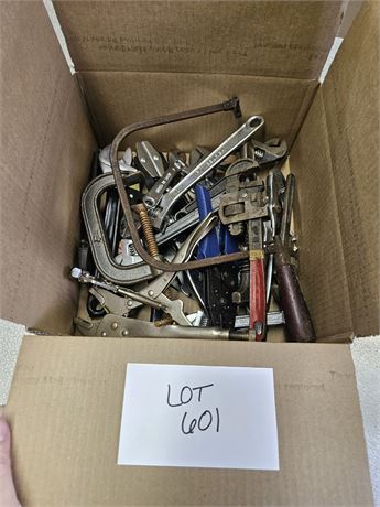 Mixed Tools- Wrenches, Pipe, Channel & More