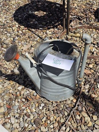 Galvanized Water Can Fountain