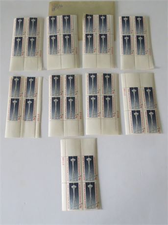 1962 4 Cent Seattle World's Fair Stamps