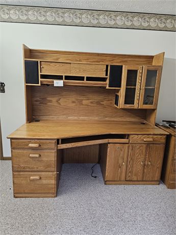 Large Wood Office Desk