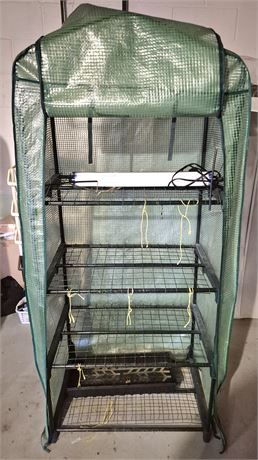 Greenhouse Rack & Light