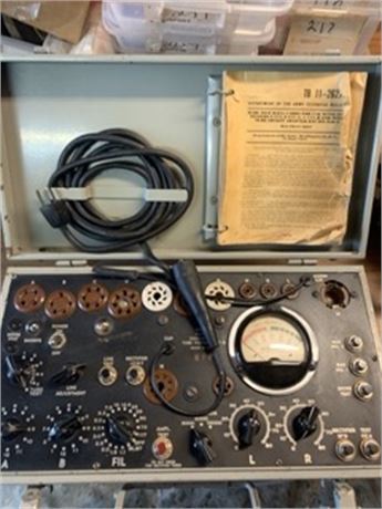 U.S. Army Signal Corps Tube Tester I 177