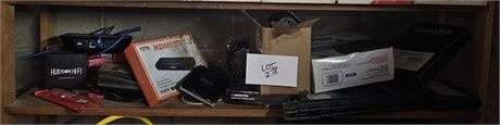 Mixed Lot- HDMI Switch, Hose-Pro, Card Reader, Disk Drive & More