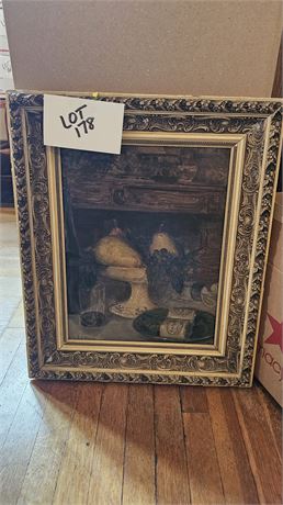 Signed Jean Joseph (J.J) Weerts Original Still Life Oil On Board