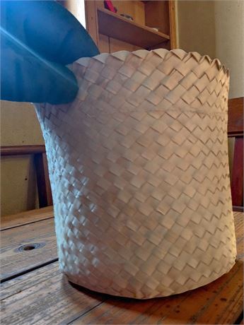 Woven Lauhala Straw Baskets/Planters - Lot of 96