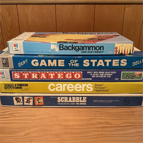 Vintage Board Game Lot