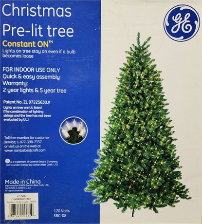 9ft Christmas Pre-Lit Tree