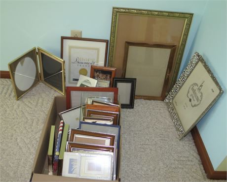 Assorted Picture Frames