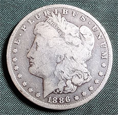 1886-O Morgan Silver Dollar