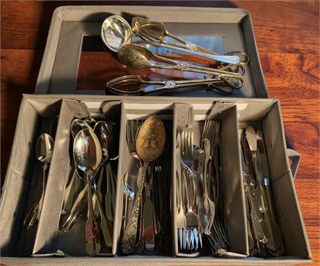 Sheffield Queens Silver-Plated & Stainless Steel Oneida Shell Flatware & More