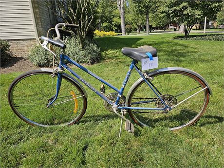 Vintage 1980's Ross Eurotour 18" Frame 26" Tire Bike