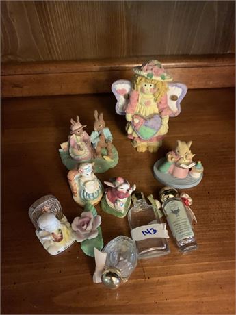 Vintage Avon Miniature Figurines Lot