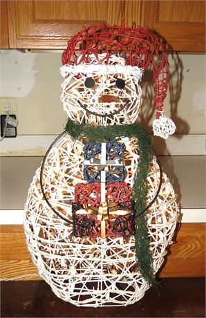 Lighted Snowman Decoration