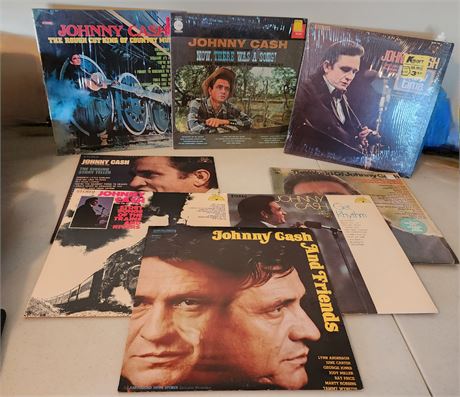 Johnny Cash Album Lot 1