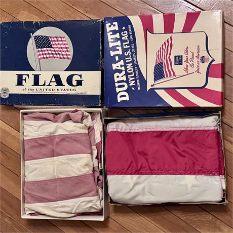 Vintage American Flags