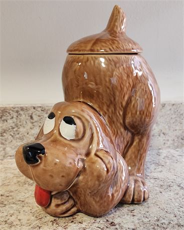 McCoy 1970's "Thinking Hound Dog" Cookie Jar No. 0272