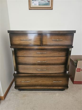 MCM United Furniture Corp 5 Drawer Espresso Finish Dresser