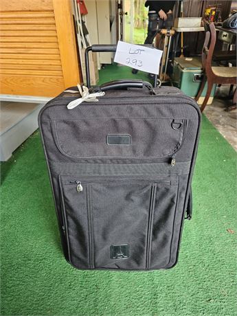 Black Medium Size Soft Cover Luggage