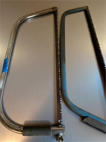 30" Bow Saw Lot of 2