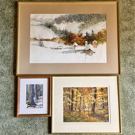 Original Landscape Paintings by Artists Lawton, Getz and Malanak