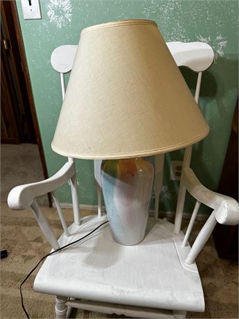 1980's Pastel Table Lamp (matches lot 2)