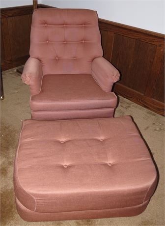 Fairfield Swivel Rocker & Ottoman