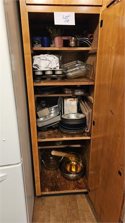 Cupboard Cleanout: Baking Pans, Cake, Bread, Cupcake, Measuring & More