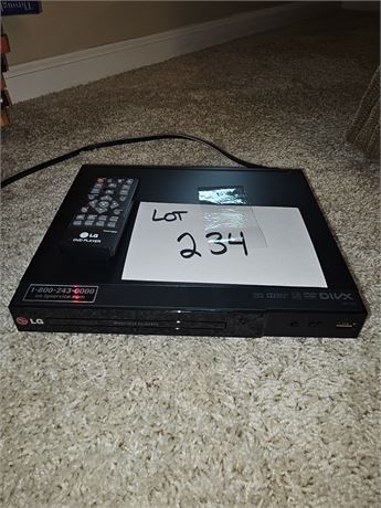 LG DVD Player With Remote