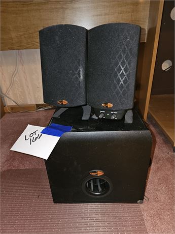 Klipsch THX Speakers - 3pc Subwoofer Set PRO Media 2.1