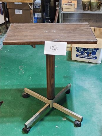 Table with Metal Frame & Castors