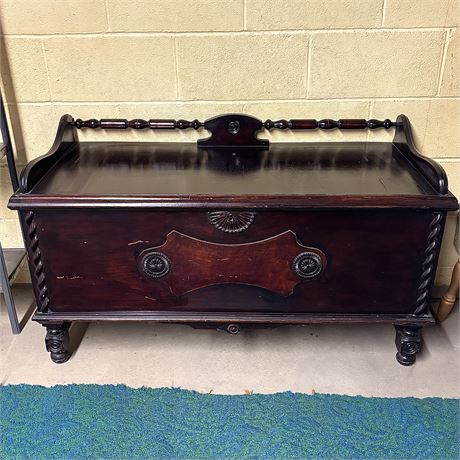 1930's Ed Roos Co. Cedar Blanket Chest - 45"L x 19"D